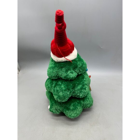 Holiday Animated Sound N Light Christmas Tree Plush Spiral Hat 17" Tall READ - Picture 4 of 7